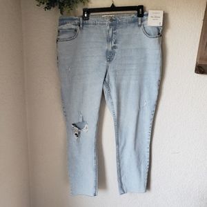 Abercrombie & Fitch Light Blue High Rise Jeans